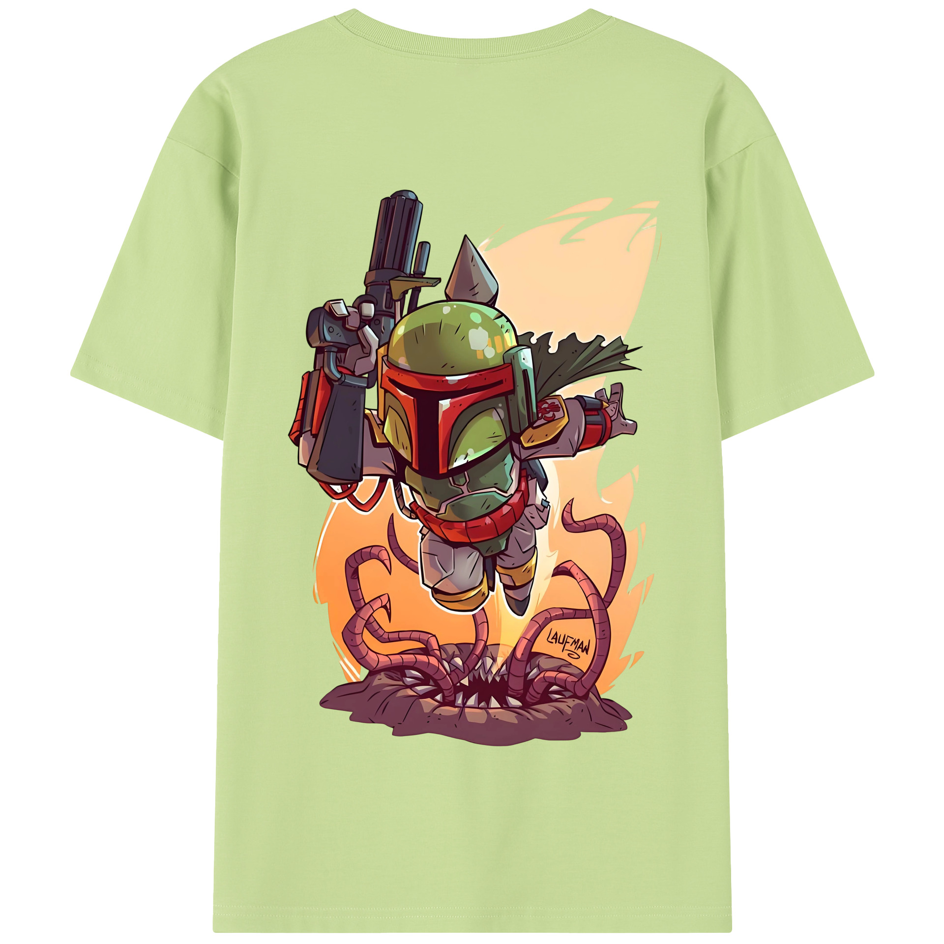 （画像用） スター・ウォーズ Star Wars 綿100％半袖Tシャツ（背面プリント）